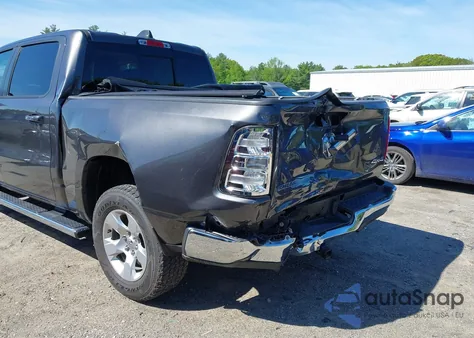 2019 Ram 1500 Big Horn/Lone Star 4X4 5'7 Box из США, поврежденный, VIN 1C6RRFFG1KN699043